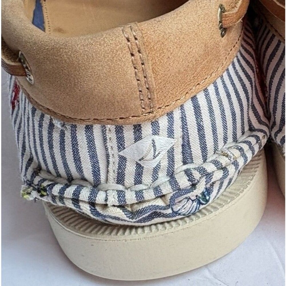 Sperry x Nordstrom Size 8.5 Women's Original Boat Shoes Nautical Top Siders - Picture 5 of 16